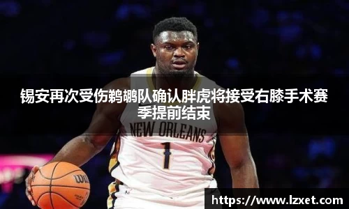 锡安再次受伤鹈鹕队确认胖虎将接受右膝手术赛季提前结束